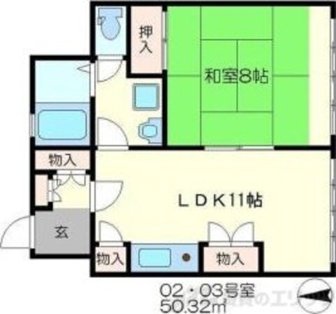 グランヴィ新大阪の物件間取画像